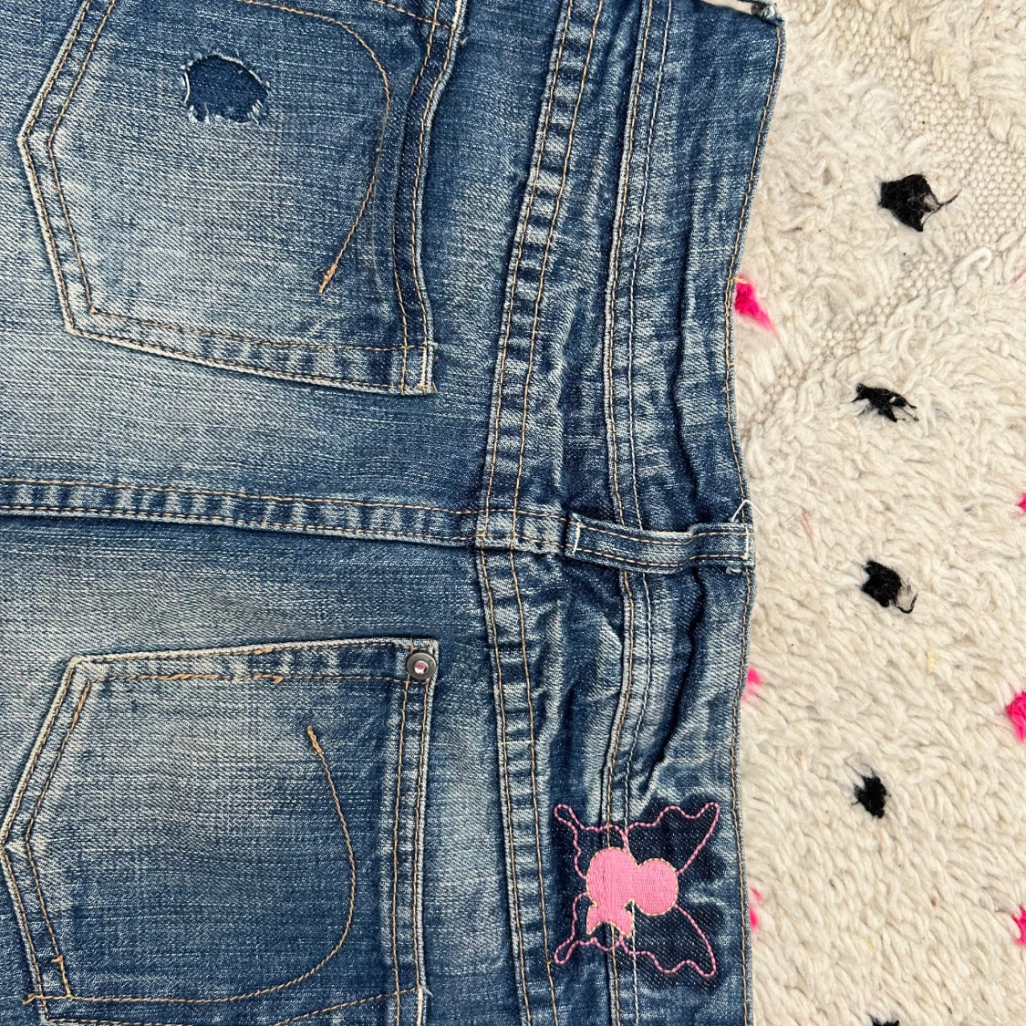 Blå jeans kjol 💞 - 1