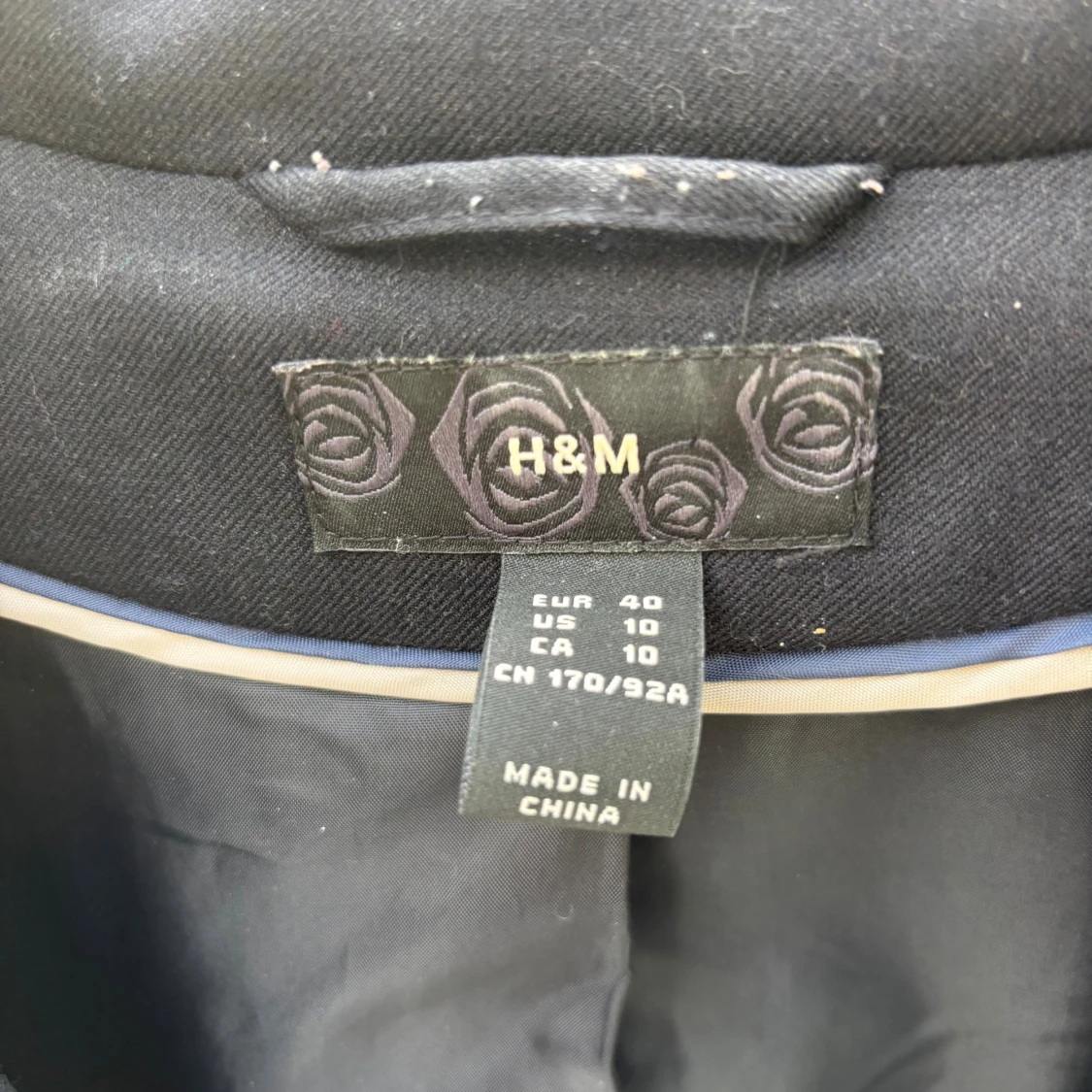 Svart kavaj från H&M, storlek 40 - 2