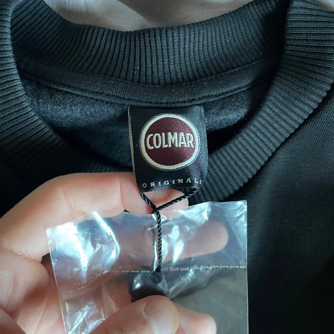 Svart Colmar sweatshirt i bomull L - 1