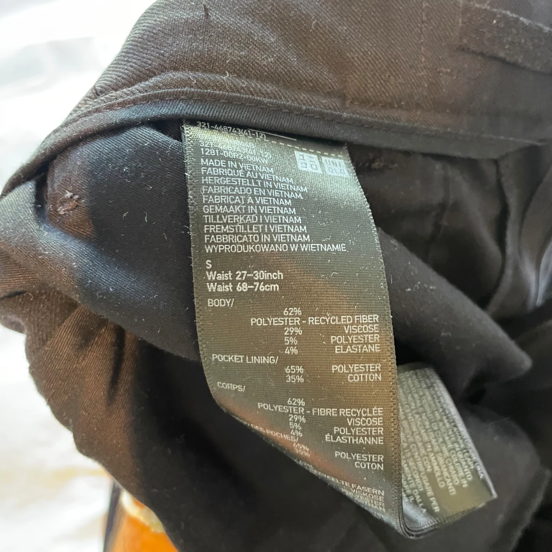 Navy kostymbyxor från Uniqlo S - 2