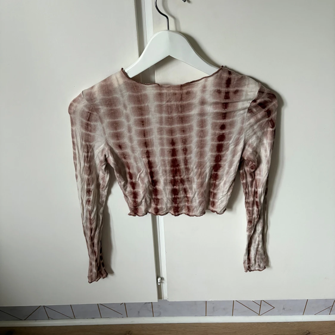 Brun och beige croppad topp från SHEIN - 1