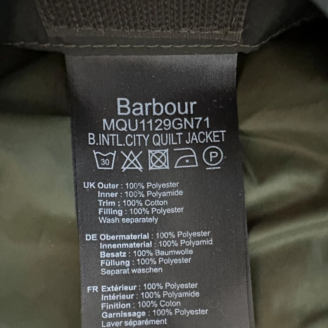 Mörkgrön quiltad jacka från Barbour - 4