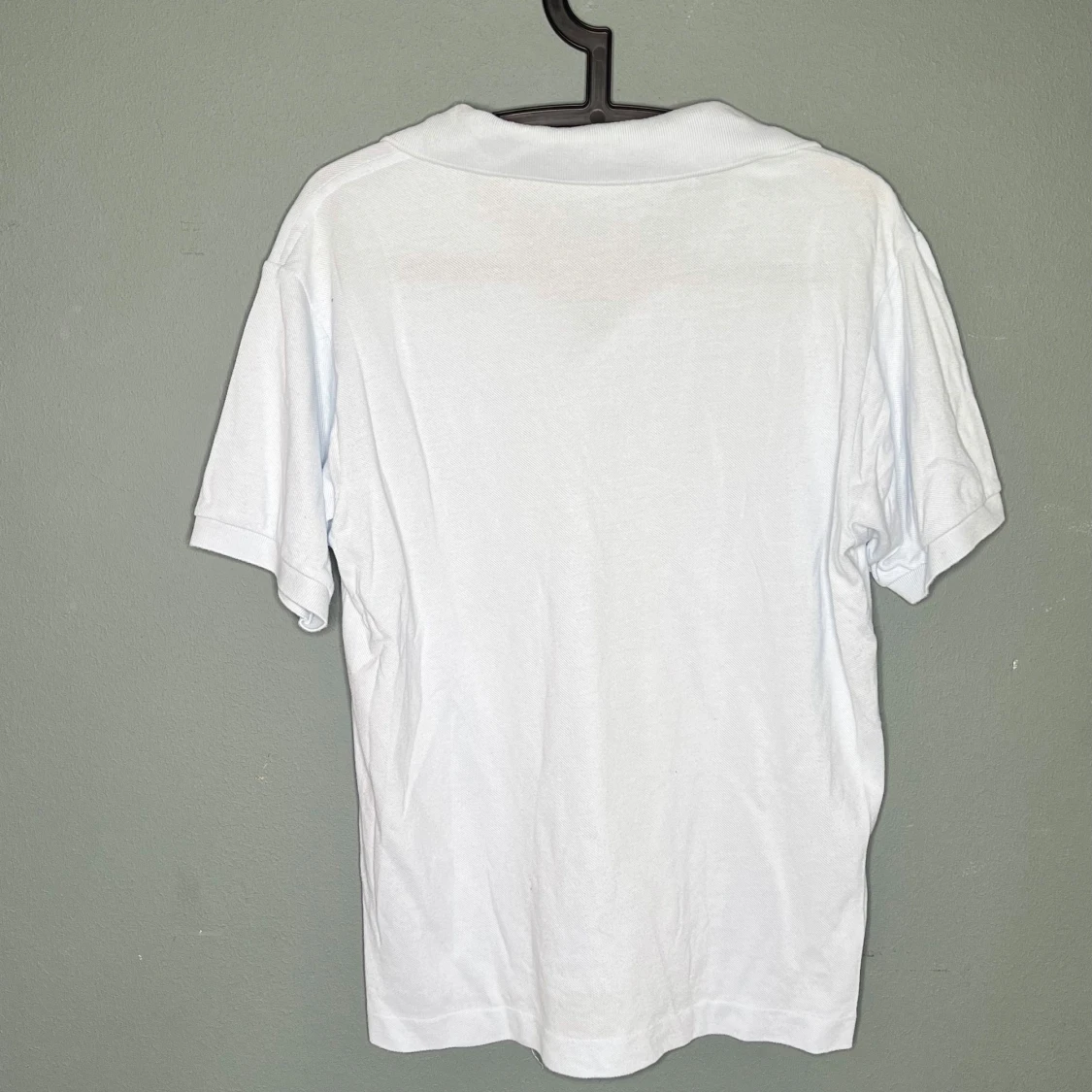 Ljus blåLacoste pikétröja i bomull - 1