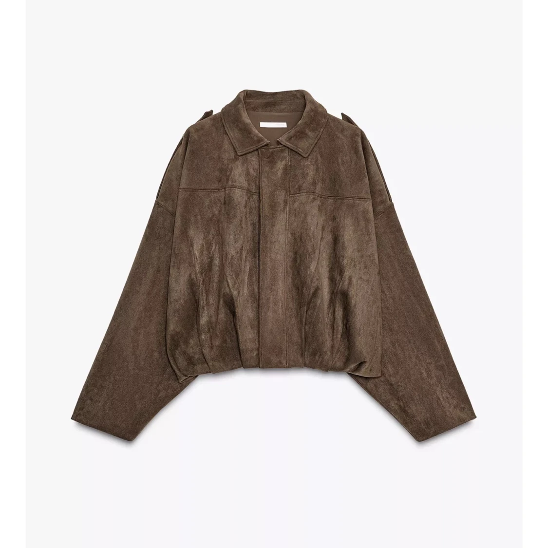 Brun mocka bomberjacka från Zara