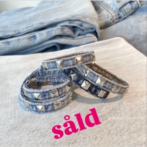 Jeansarmband med nitar från madebyemilia - 3 st såld till Nathalie