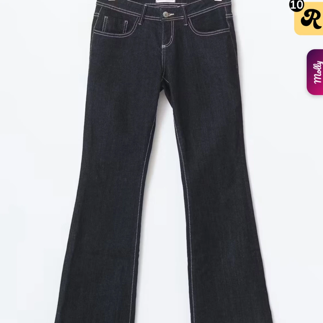 Ultra low waist jeans från Gina tricot  - 1