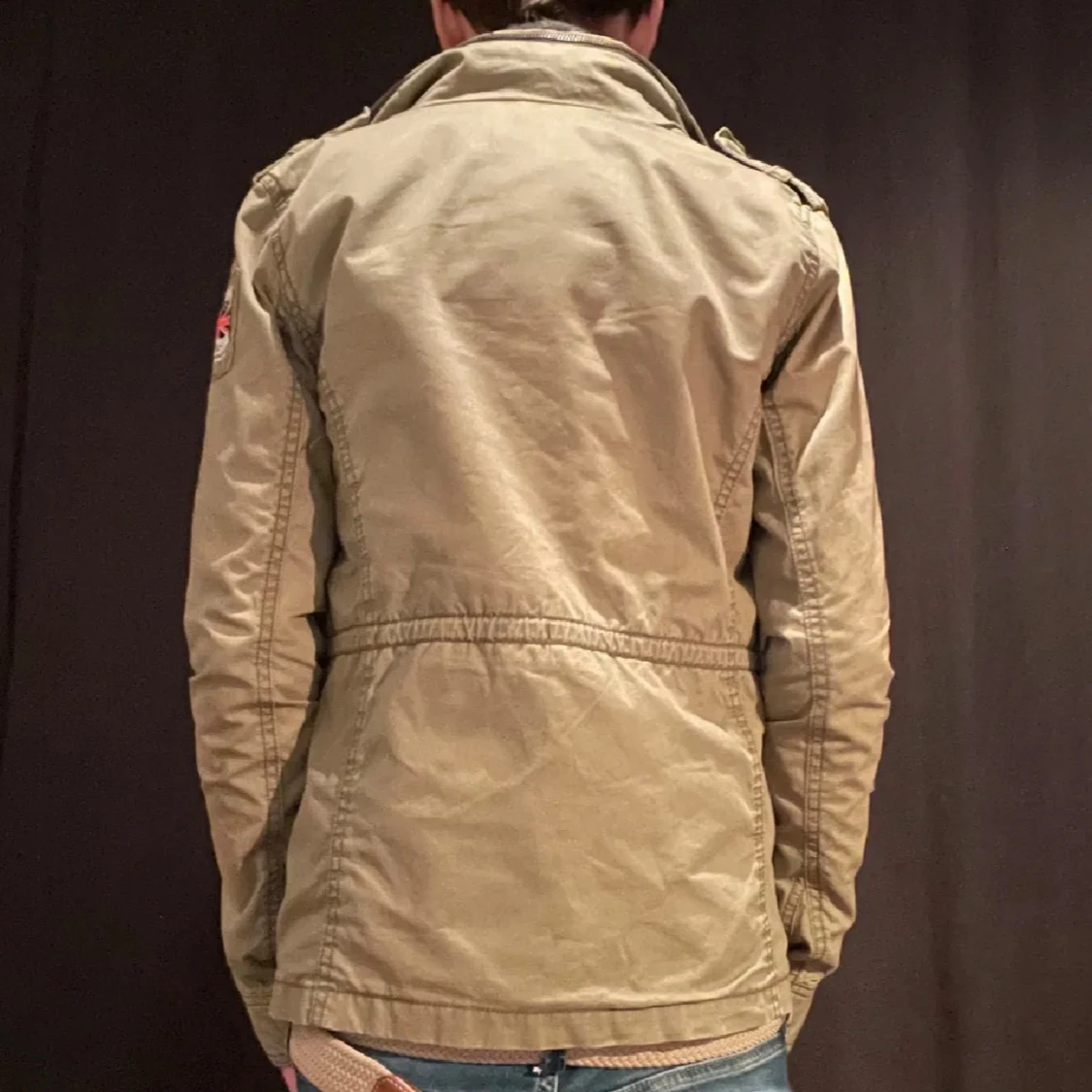 Olivgrön Fieldjacka  - 1