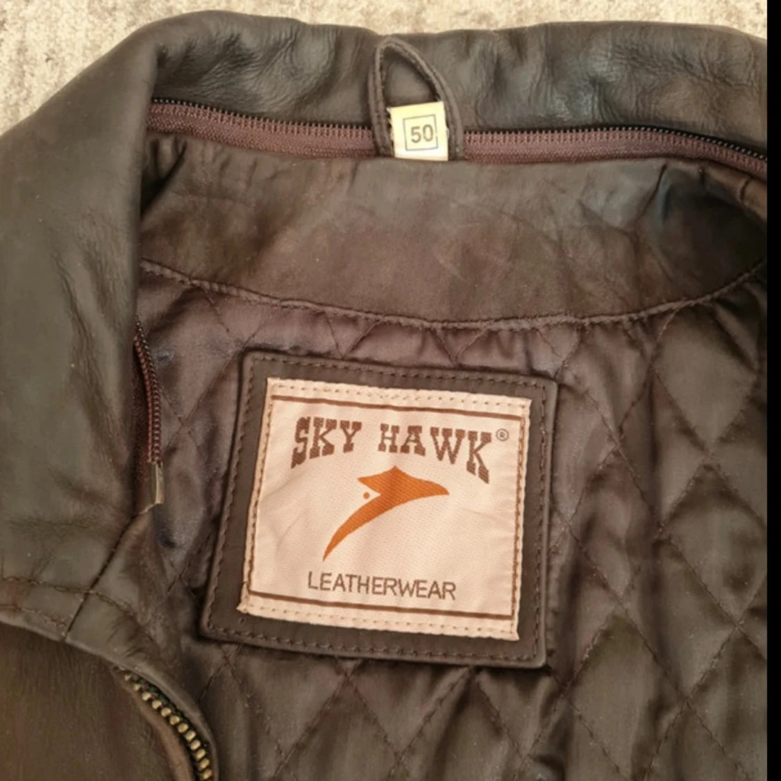 Jacka i äkta skinn, storlek 50, Herr, Sky Hawk - 3