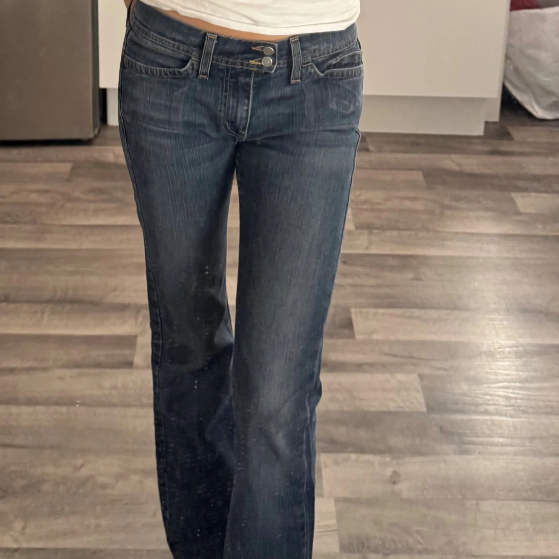 Lågmidjade jeans