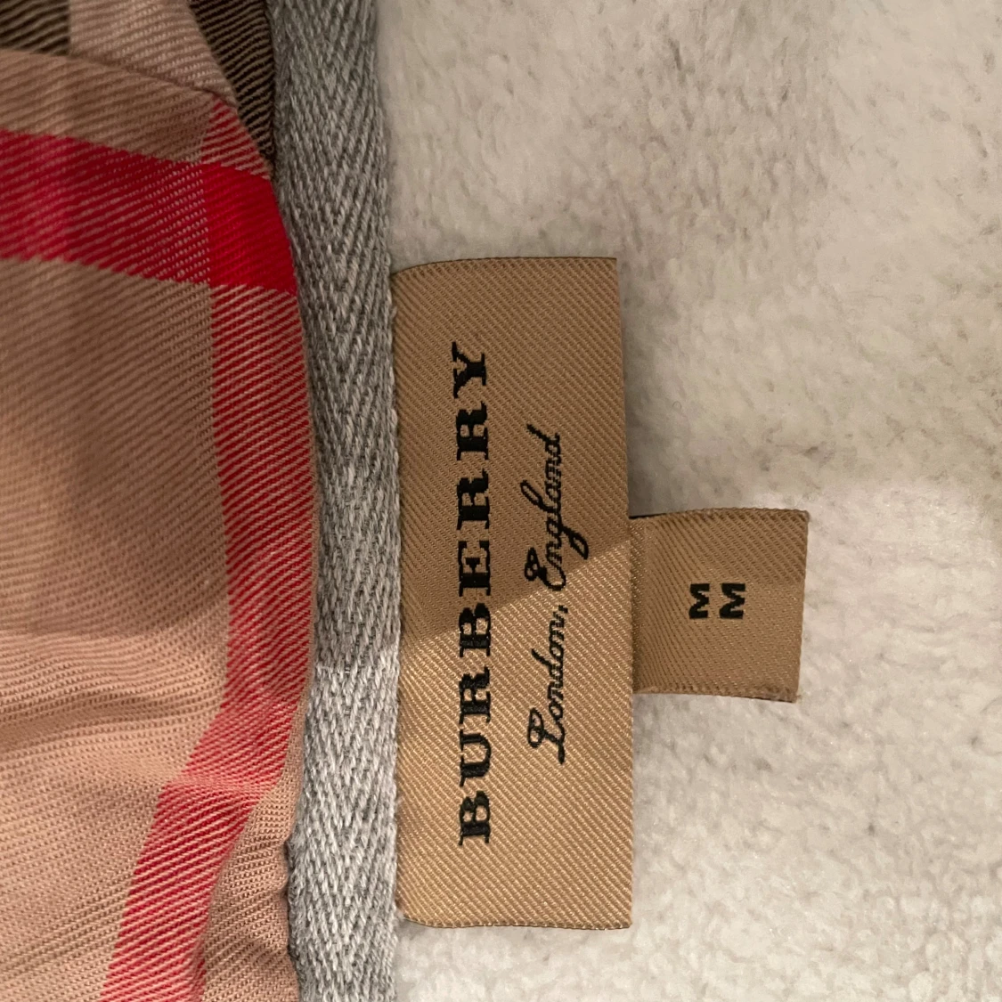 Grå Burberry hoodie med dragkedja - 2