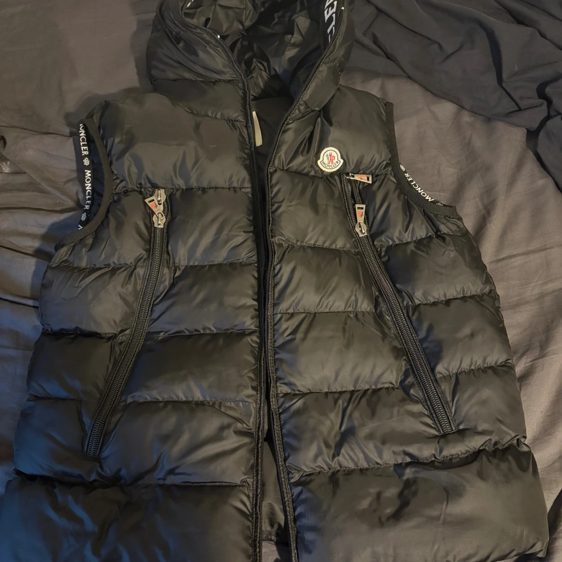 Svart Moncler Väst  - 4