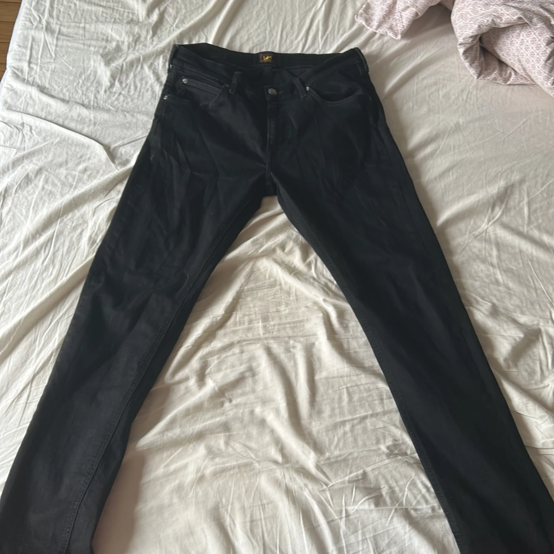 Svarta jeans från Lee, straight fit - 1