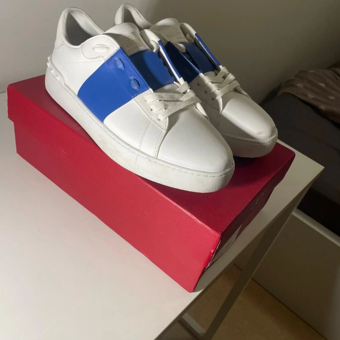 Valentino Garavani sneakers vit/blå - 1