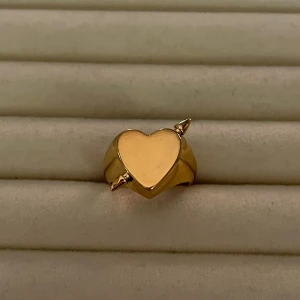 Alvaz Essentials ”Heart Arrow Ring” inspirerad ring - Aldrig använd, 18K guldpläterad och tillverkad i rostfritt stål. Nickelfri. Om du har fler frågor, tveka inte att höra av dig 🤗