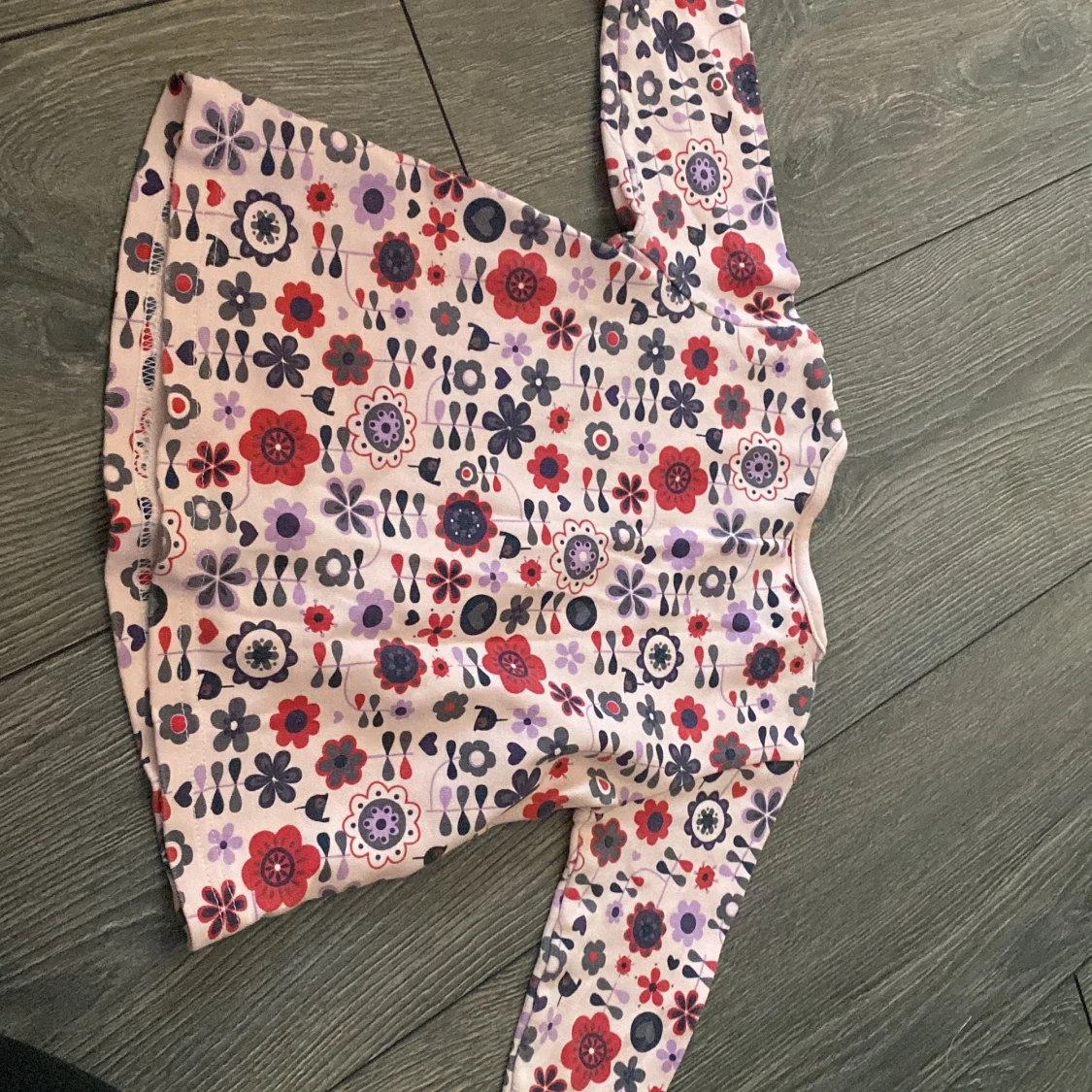 Blommig långärmad tröja MINI 74 - 2