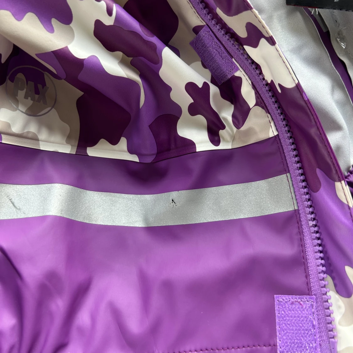 Lila galonjacka från PAX, strl 130 - 4