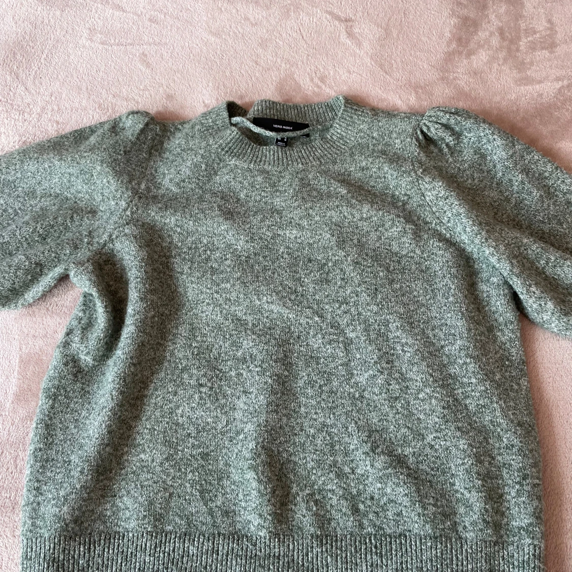 Grön stickad tröja från Vero Moda - 1