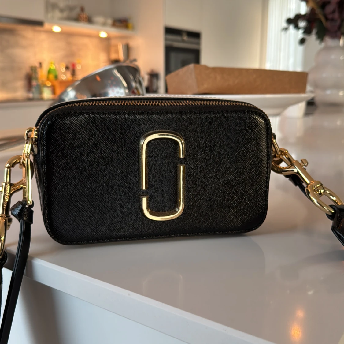 Svart axelväska Marc Jacobs The Snapshot Bag - 4