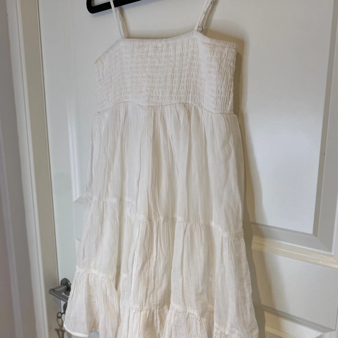 Vit somrig klänning☀️