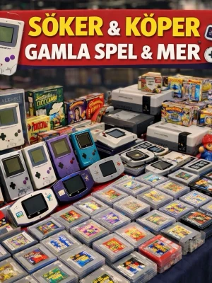 Söker gamla Nintendo & Game Boy-spel – Snabb affär! - Hej! Jag letar efter gamla Nintendo-spel och konsoler – gärna i fint skick och helst kompletta med box, men lösa spel fungerar också.