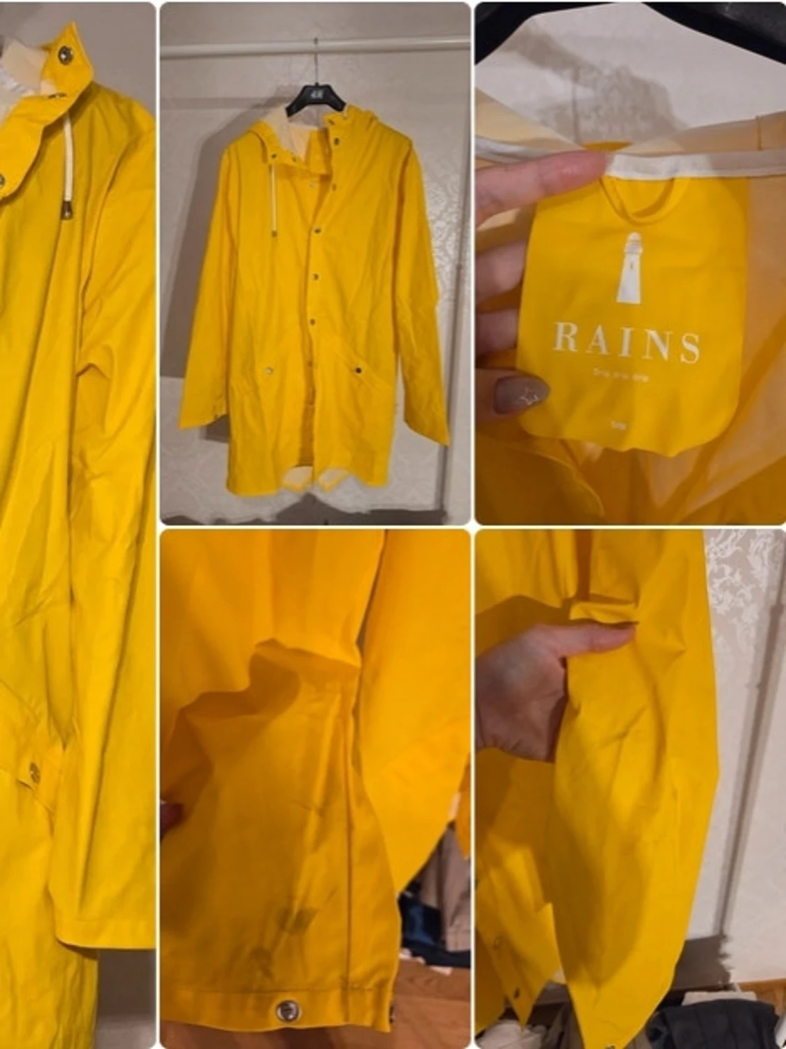 Gul regnjacka från RAINS - 1