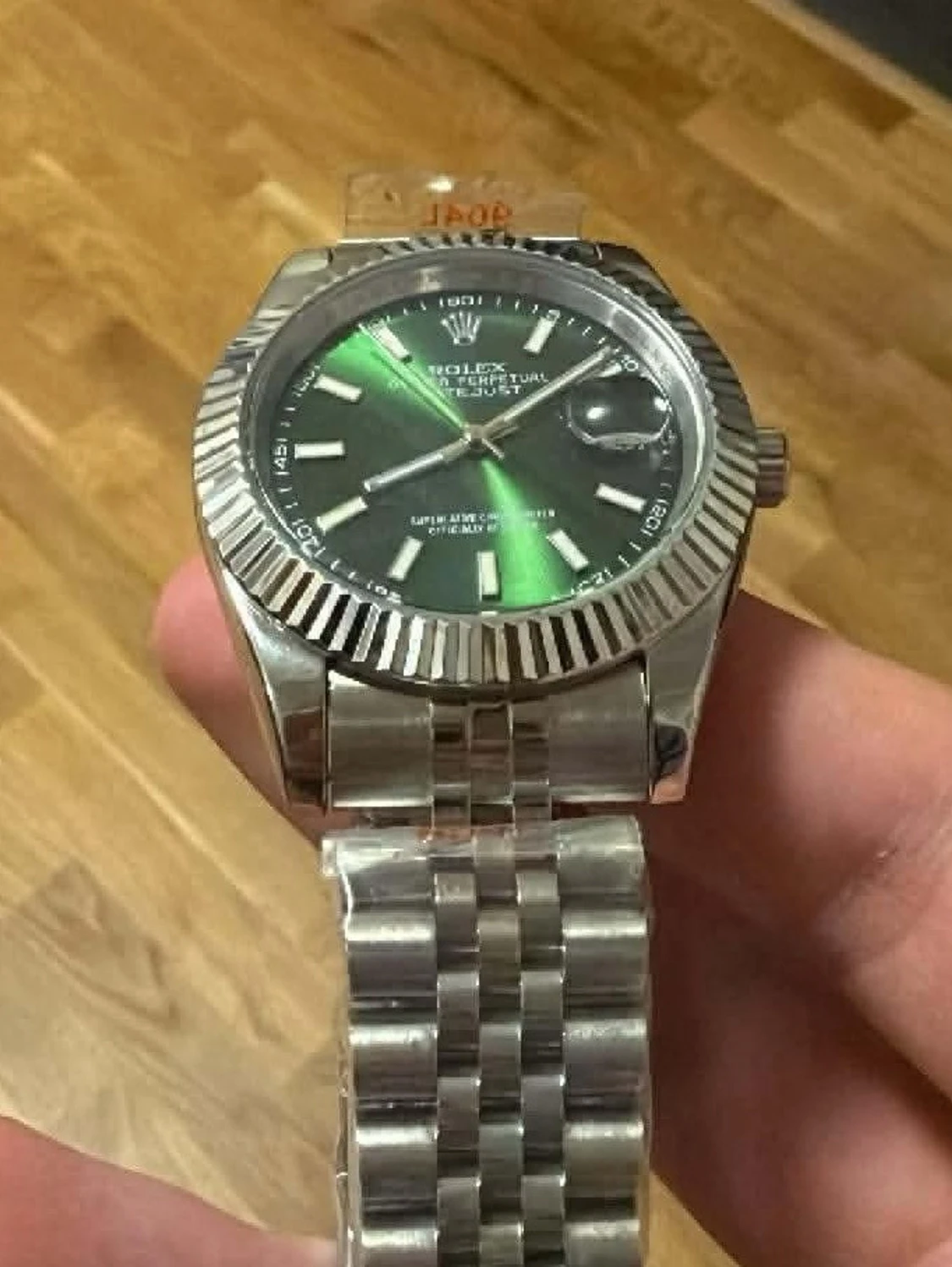 Rolx Role Datejust Klocka Grön - 1