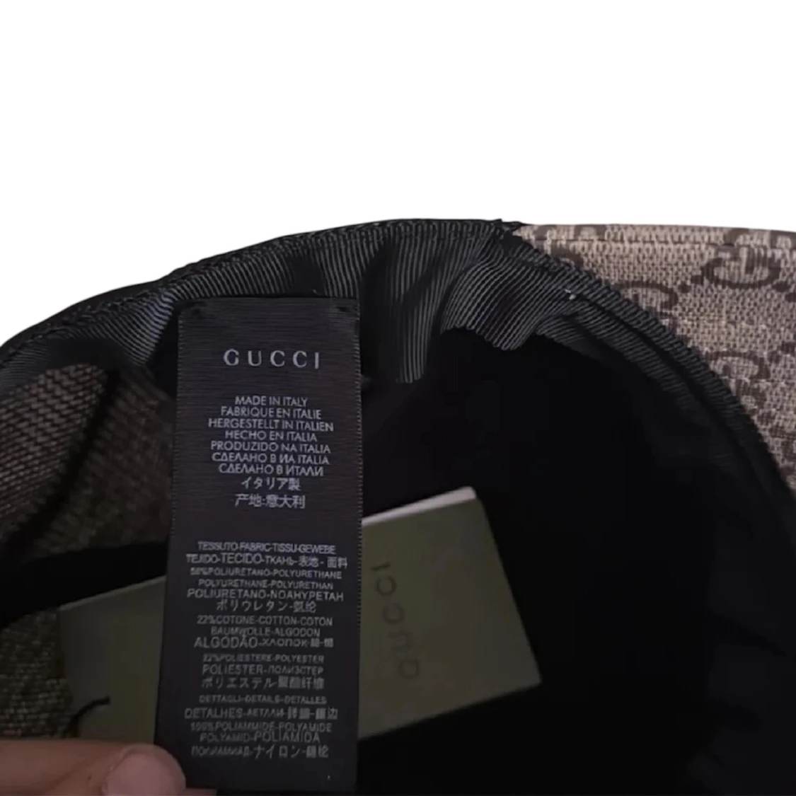 Gucci keps med orm och GG-mönster +📦 - 1