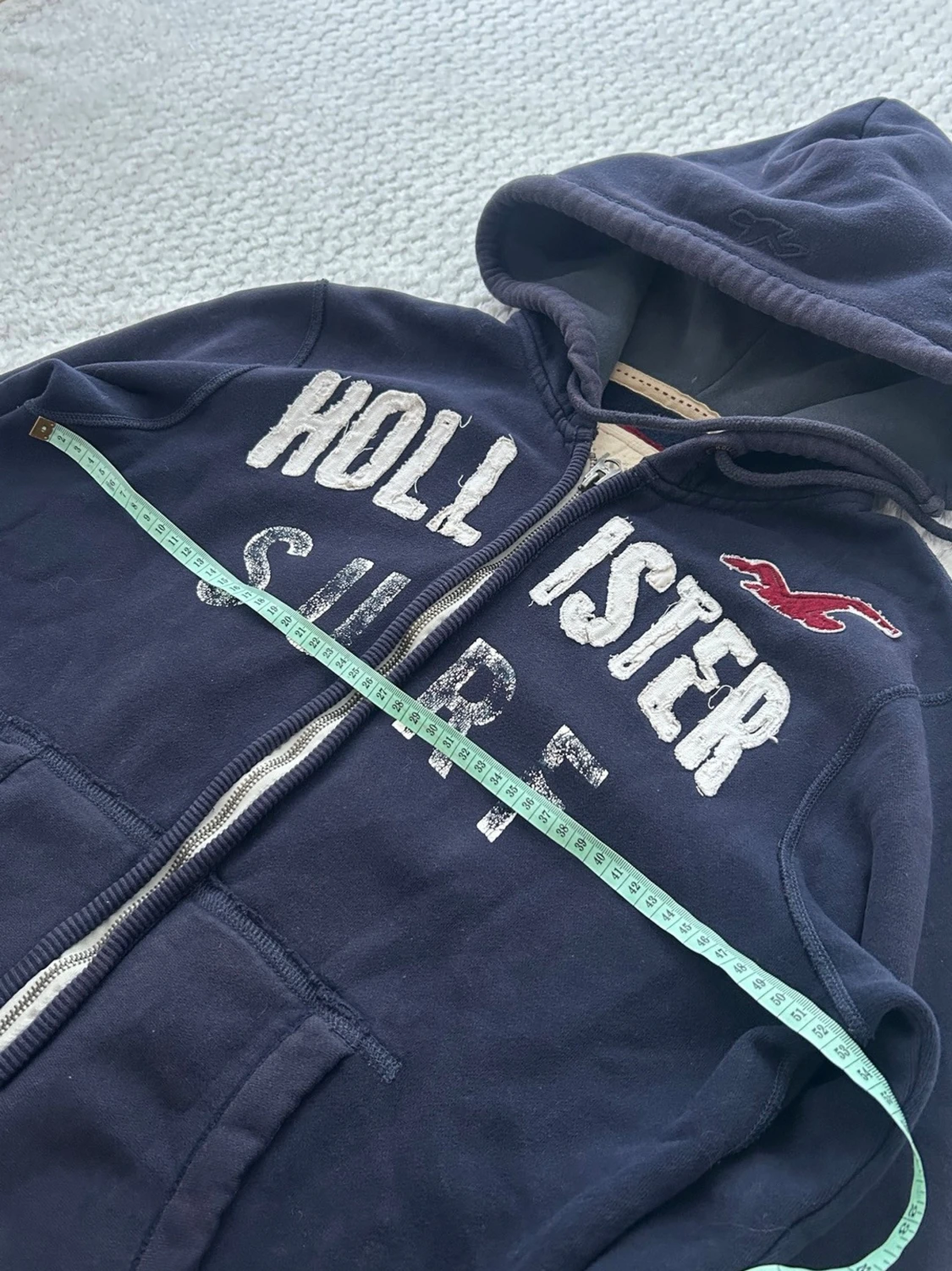 Hollister vintage zip hoodie  - 3