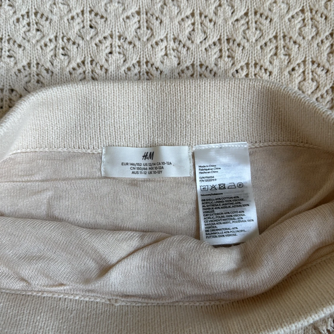 Strandkjol i stickat material