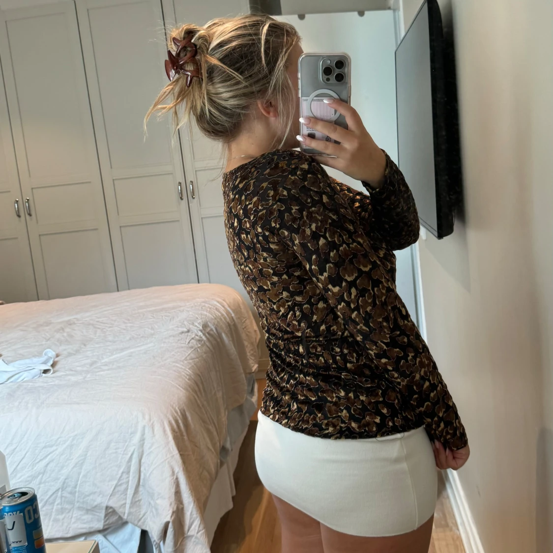 Leopardmönstrad topp från Entracte - 1