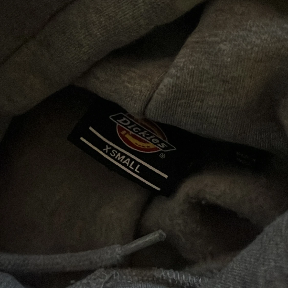 Grå Dickies hoodie med logga XS - 3