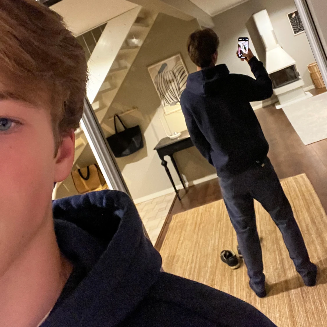 Mörkblå byxor från Selected Homme - 1