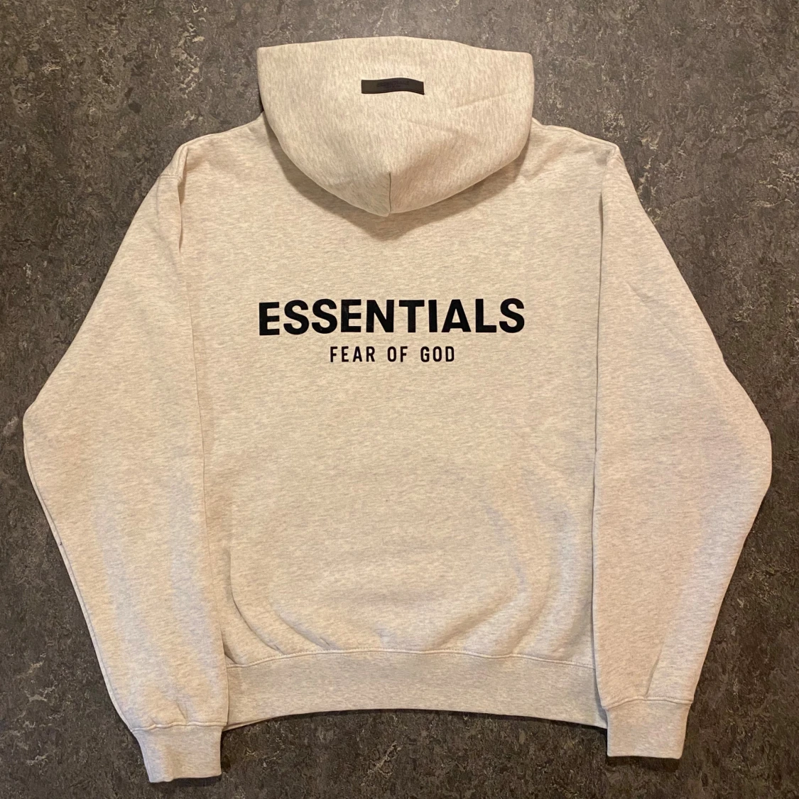 Essentials Fear of God hoodie (Light oatmeal size S)  - 1
