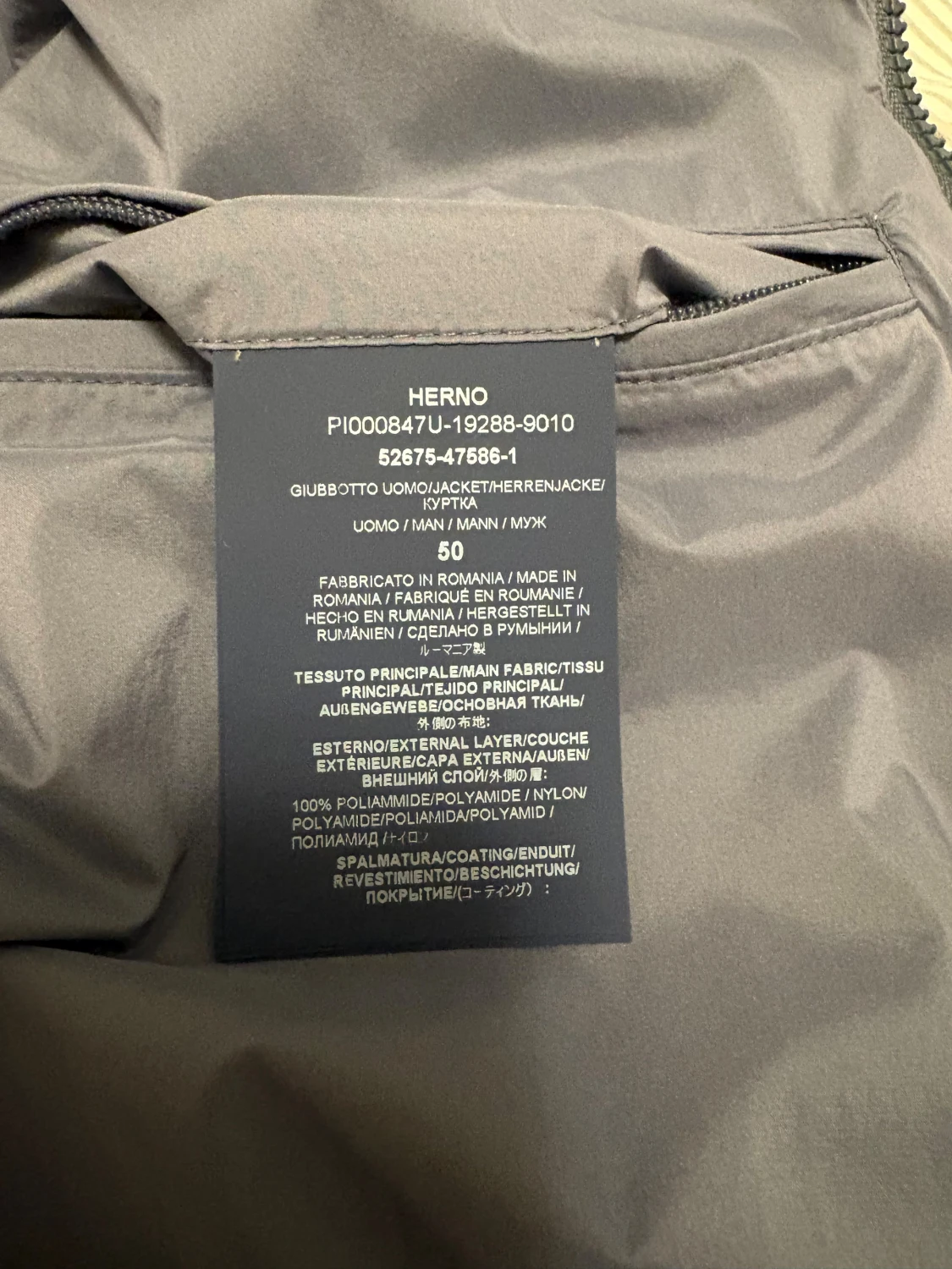 Grå dunjacka från Herno - 4