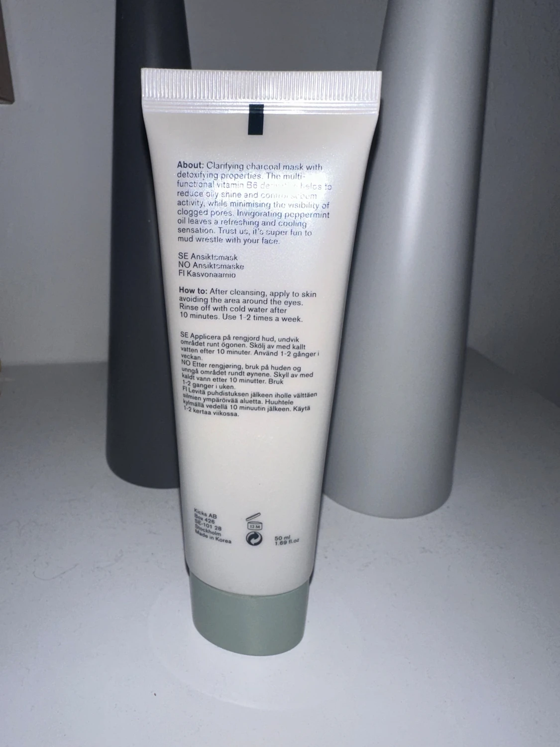 BeautyAct PoreDetox Charcoal Mask - 1