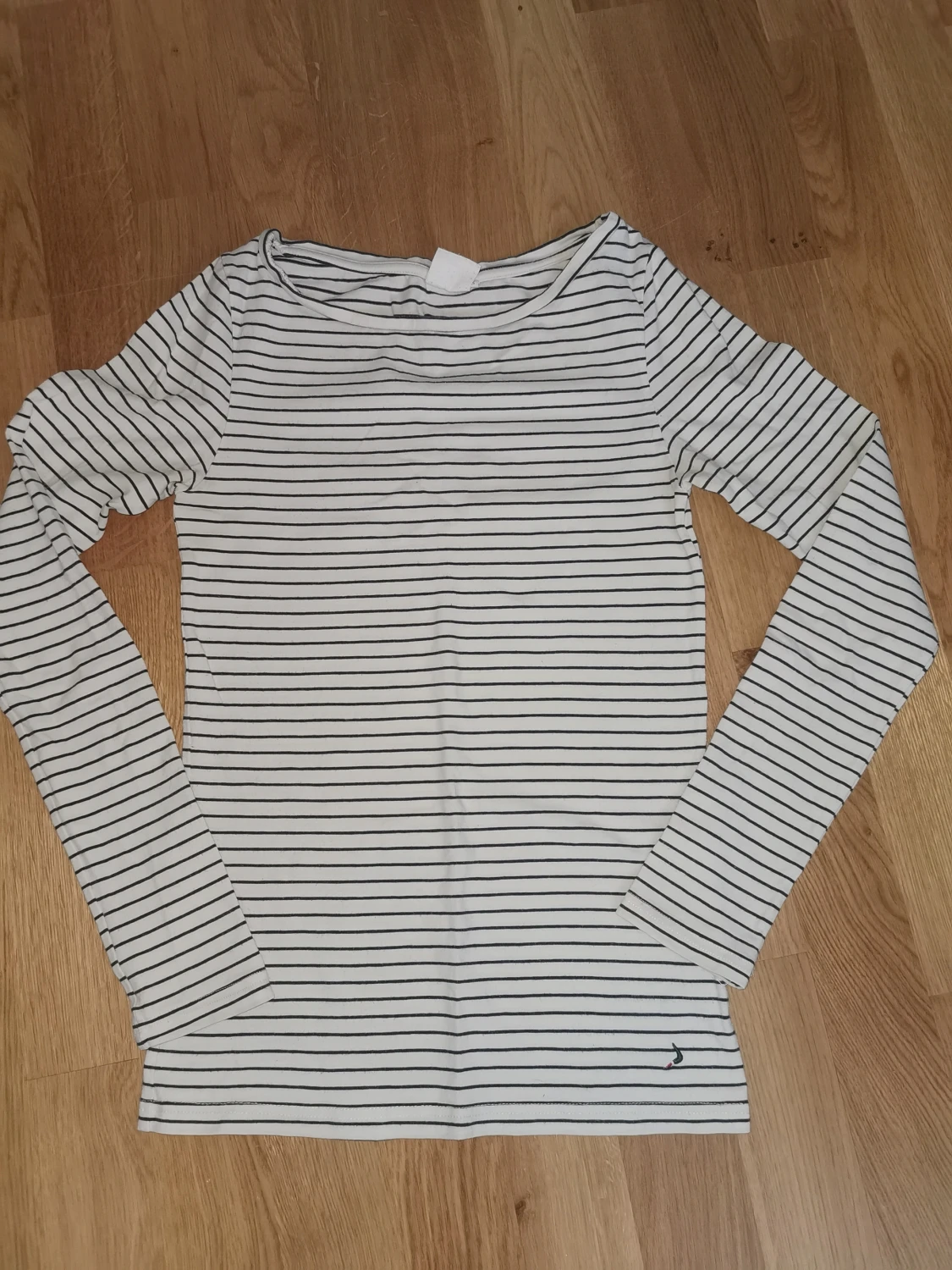 Jättefin långärmad randig tröja Vit/svart från Boomerang, storlek XS