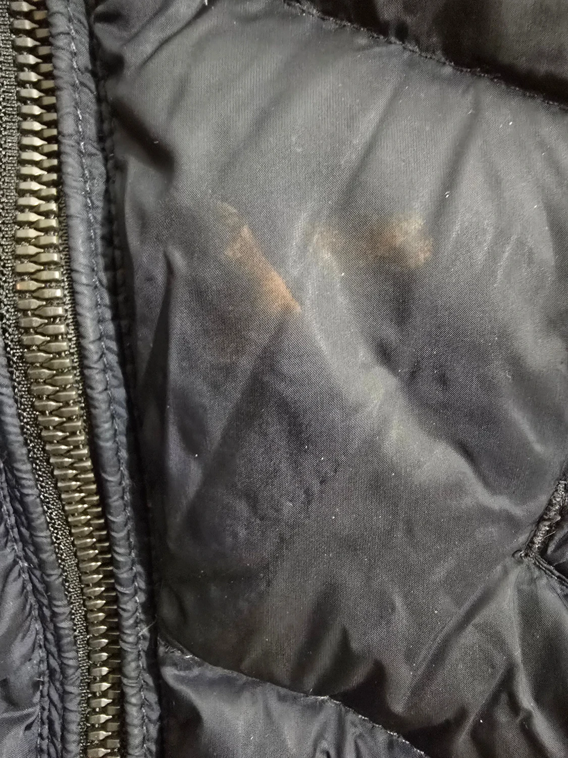 Mörkblå lång dunjacka från Gant - 2