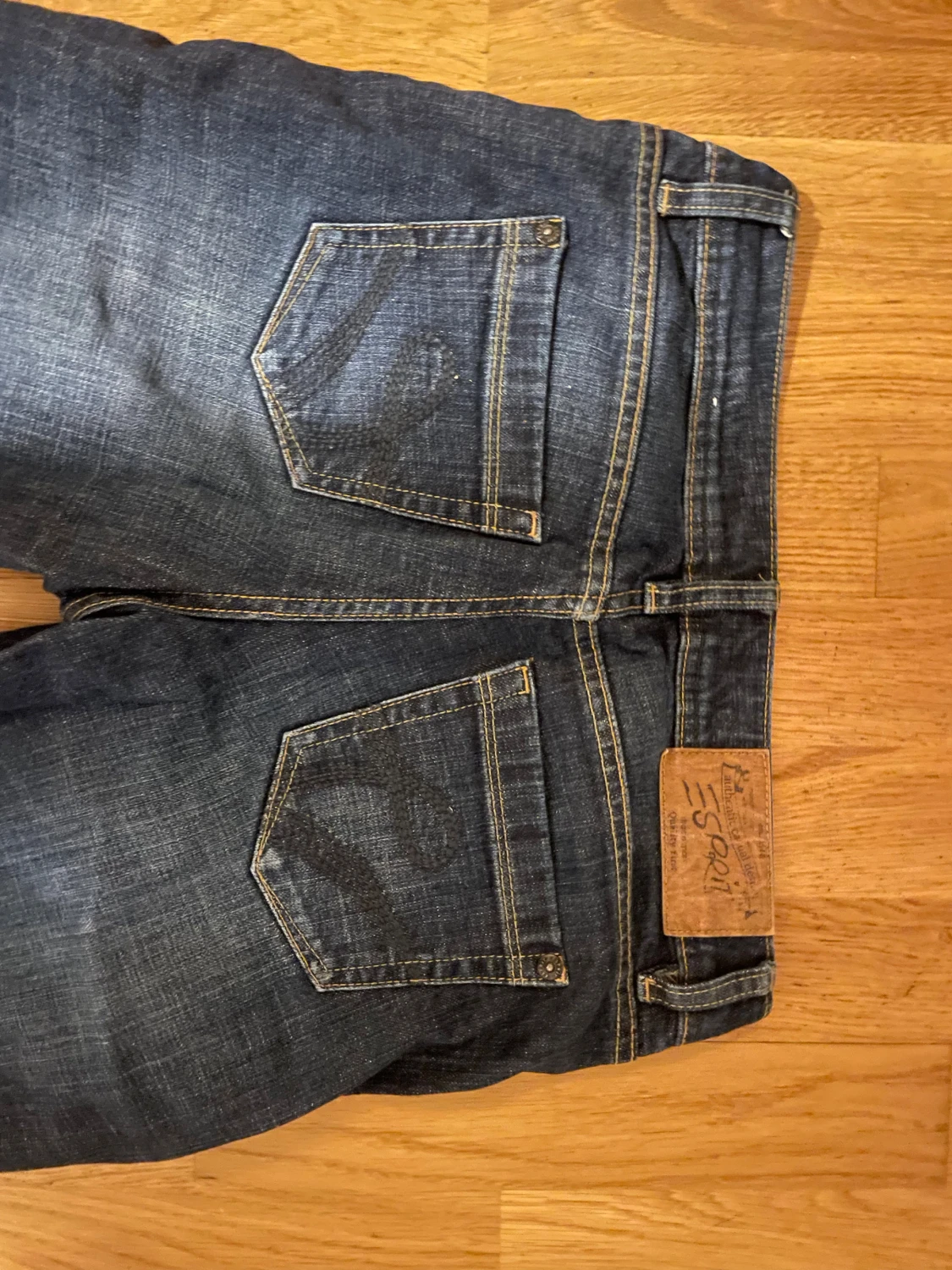 Lågmidjade bootcut jeans  - 1