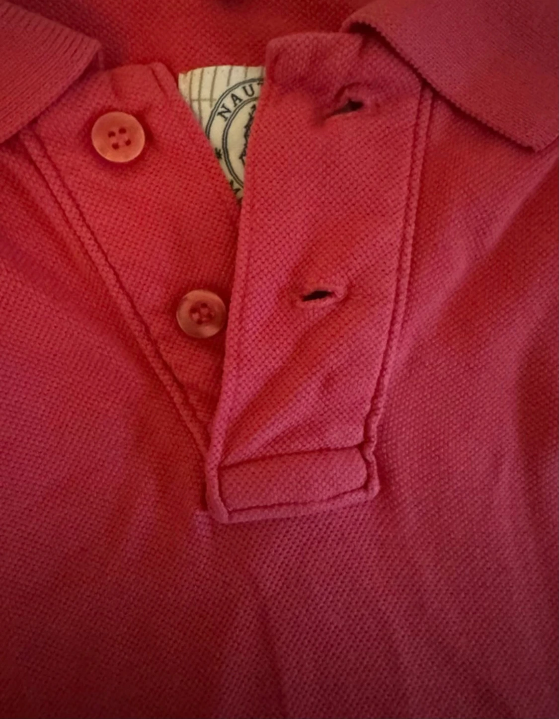 Rosa pikétröja KSSS med krage - 2