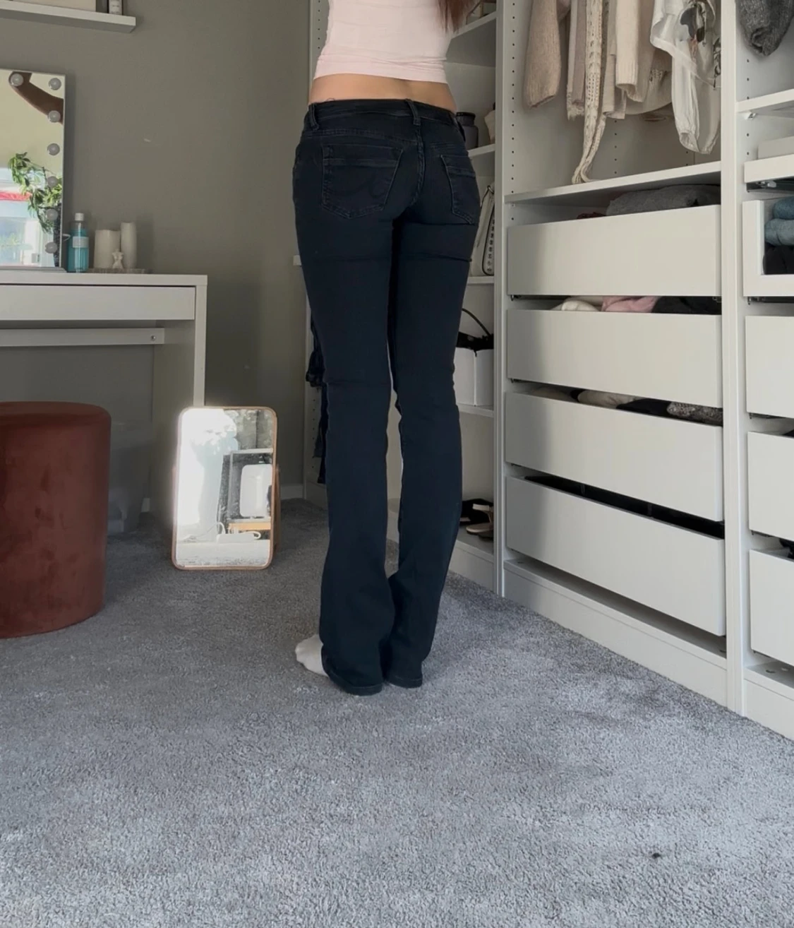 Mörkblå bootcut jeans från LTB - 2