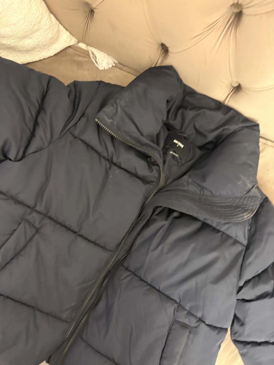 Tjock jacka utan luva  - 2