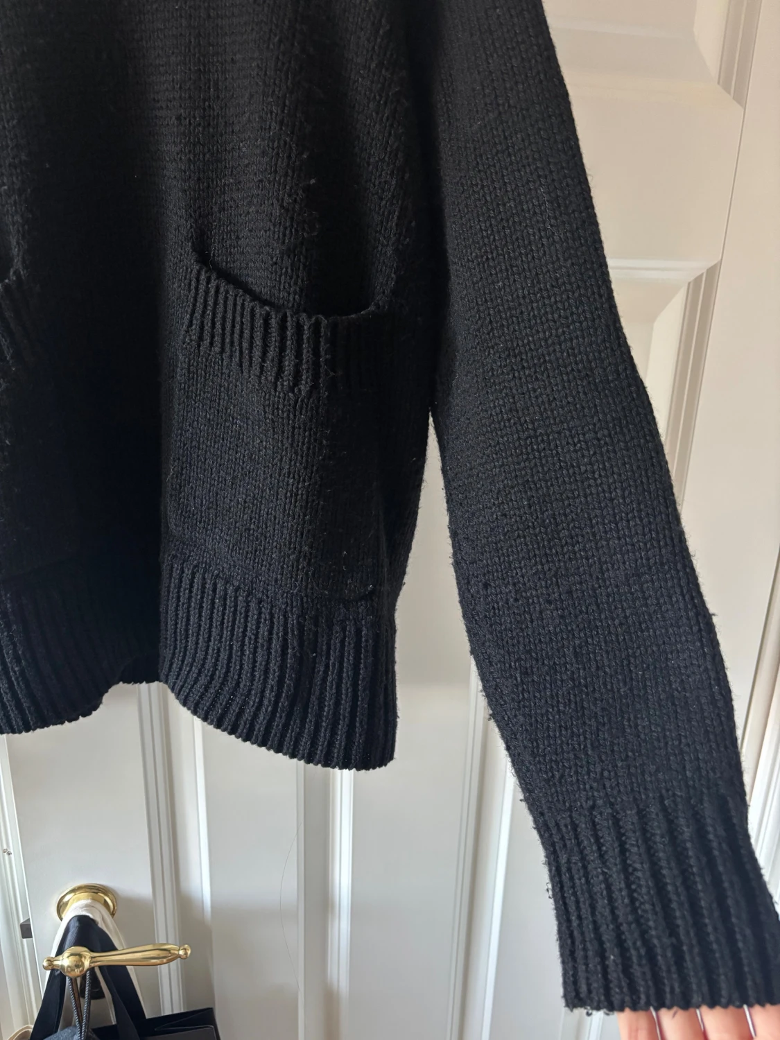 Svart stickad tröja från Zara - 1