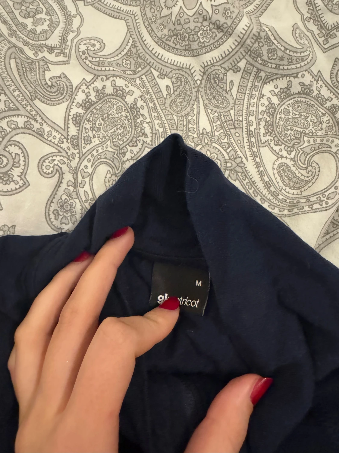 Marinblå träningshoodie och byxor Gina Tricot - 2