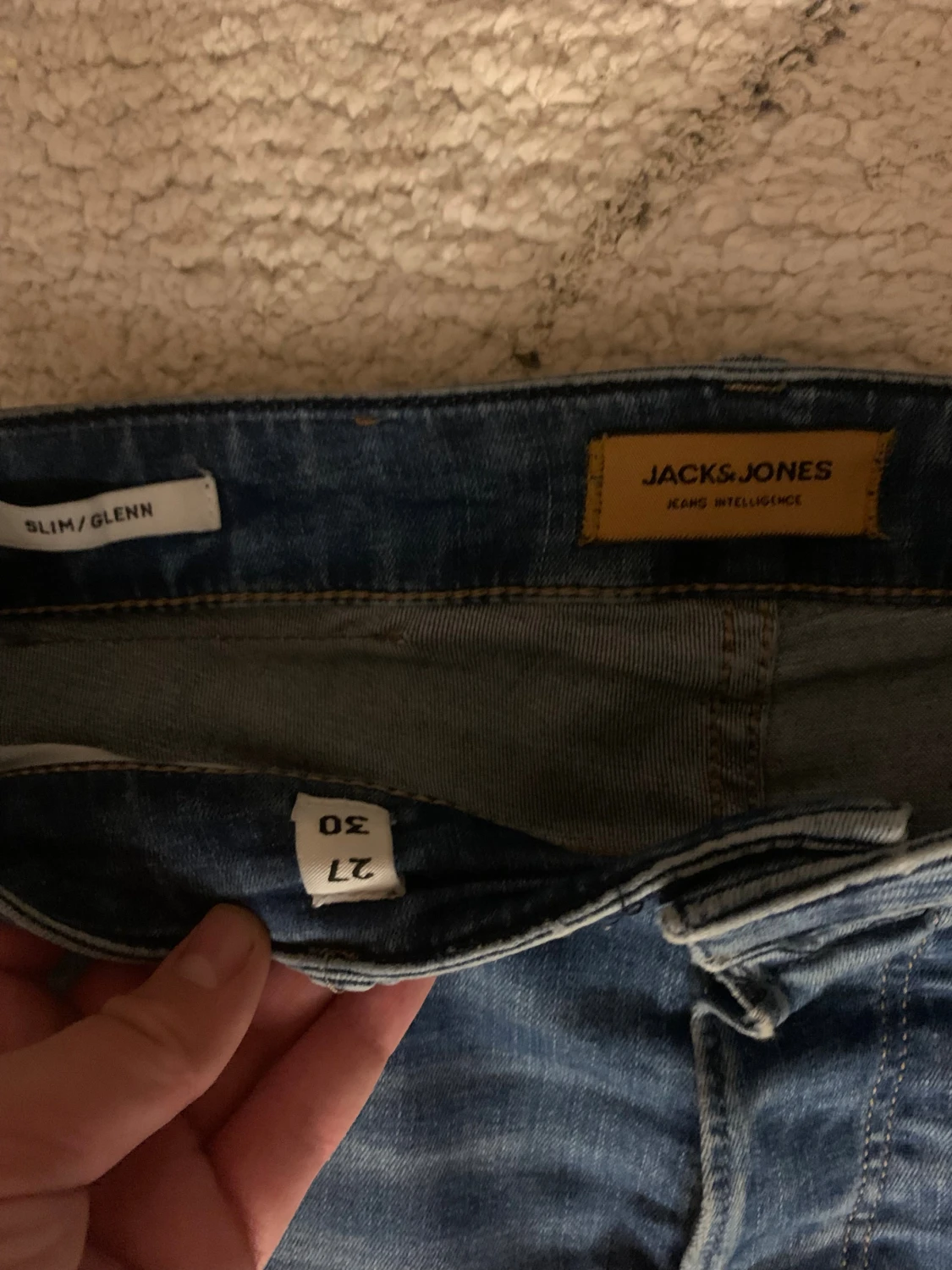 Jack & Jones Slim Glenn jeans blå - 2