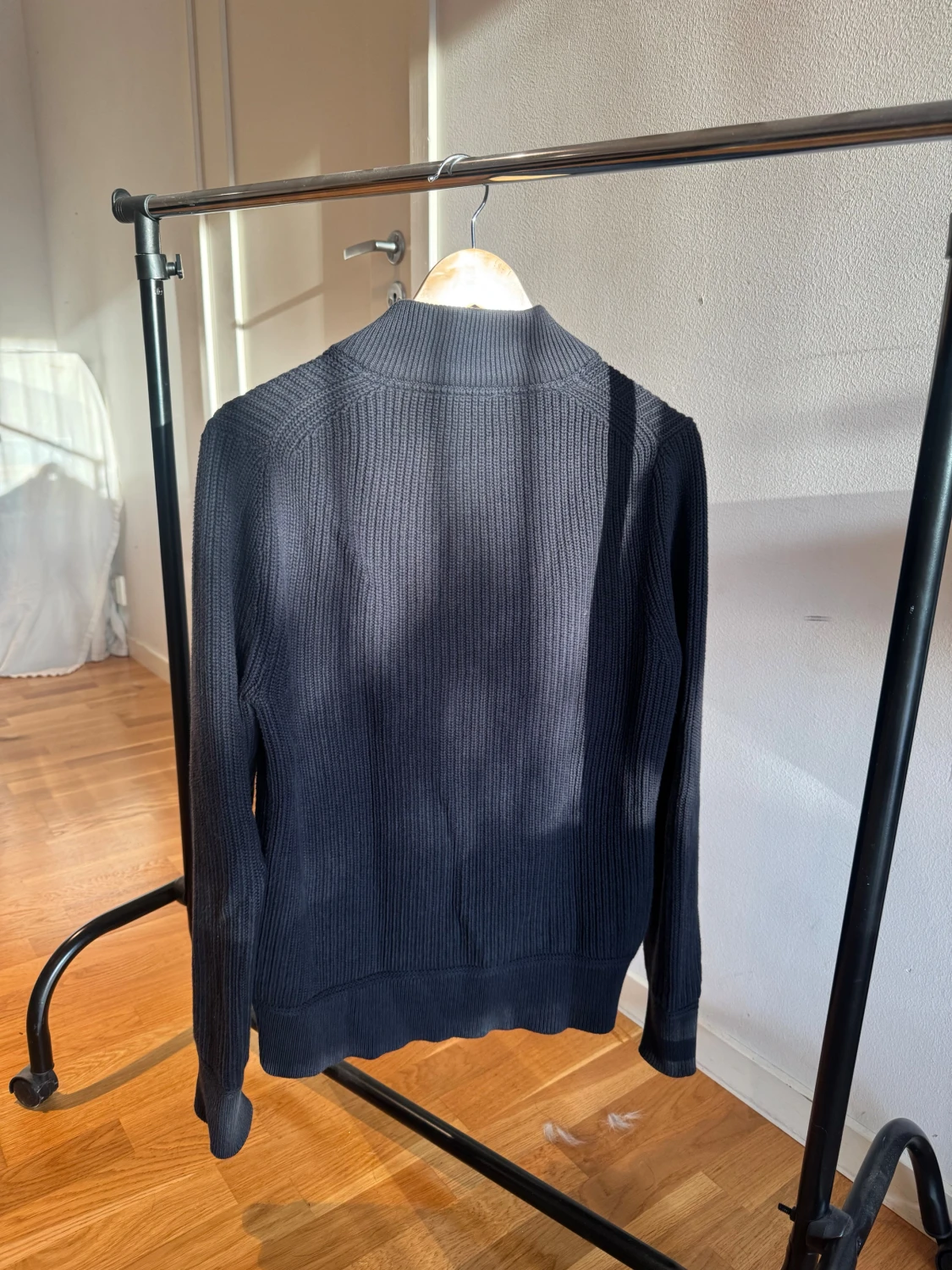 Stickad half zip från Morris - 2