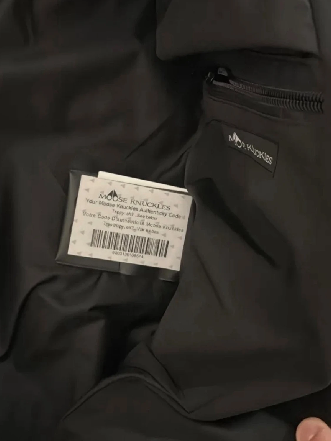 Svart Moose Knuckles dunjacka - 1