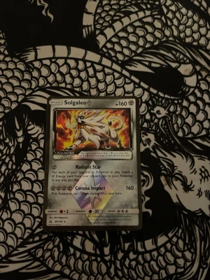 Pokémon kort - Säljer denna Solgaleo för ett mycket bra pris den är väll behandlad men har ej någon sleeve