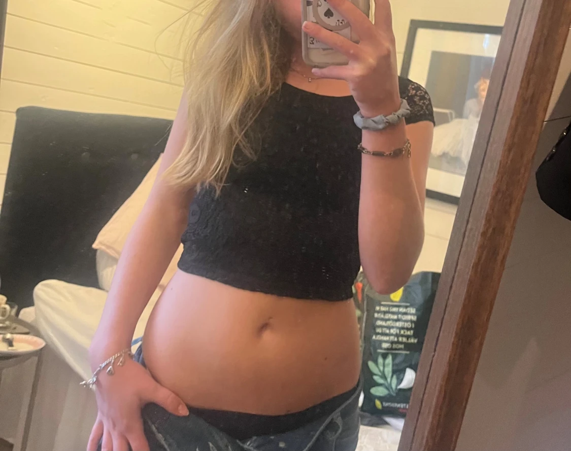 Svart spets topp - 1