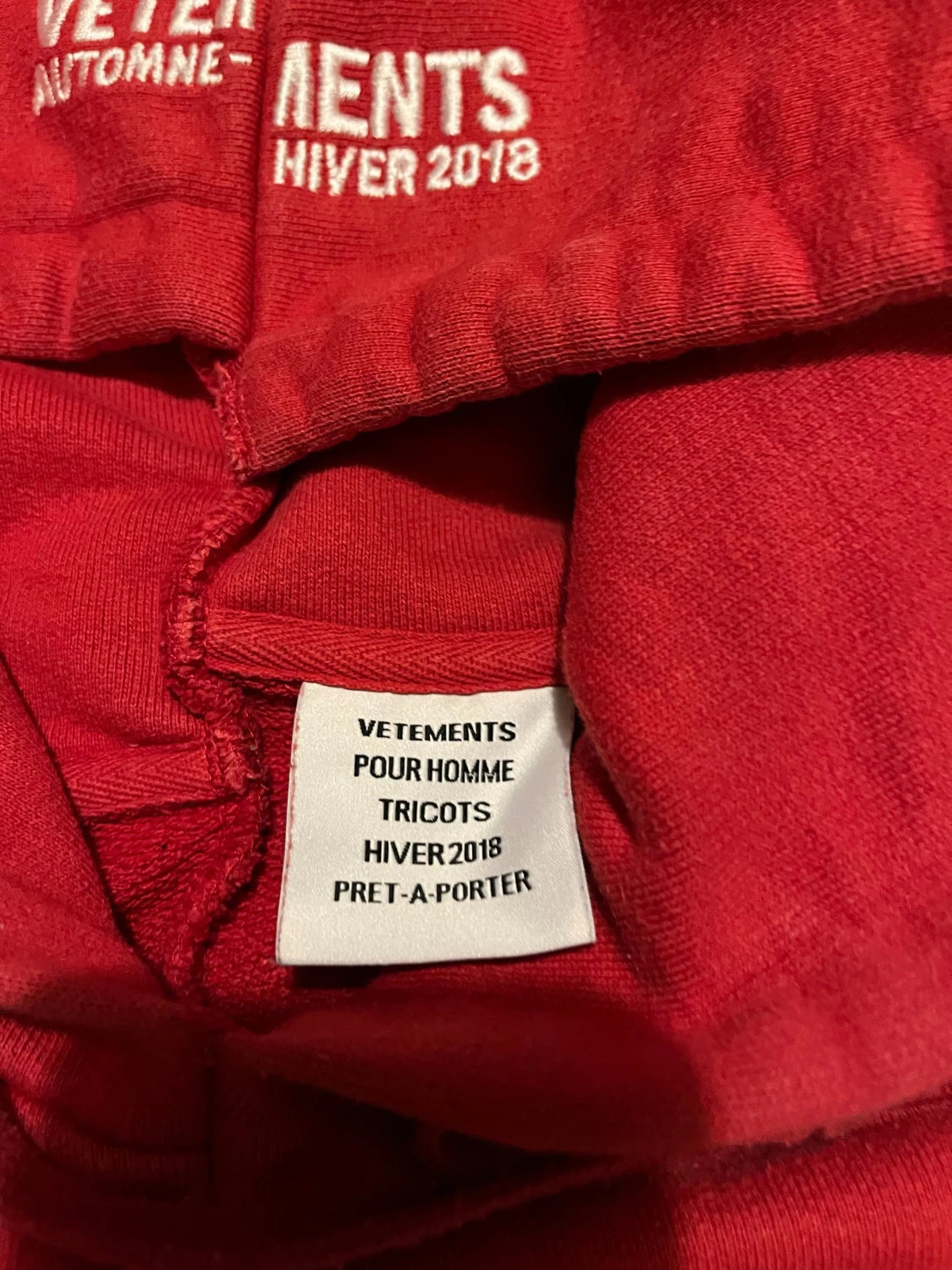 Vetements AW18 Antwerpen hoodie  - 3