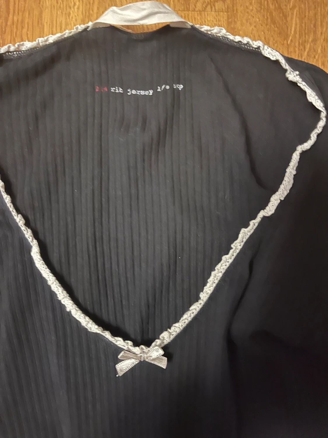 Svart ribbad långärmad tröja Odd Molly - 2